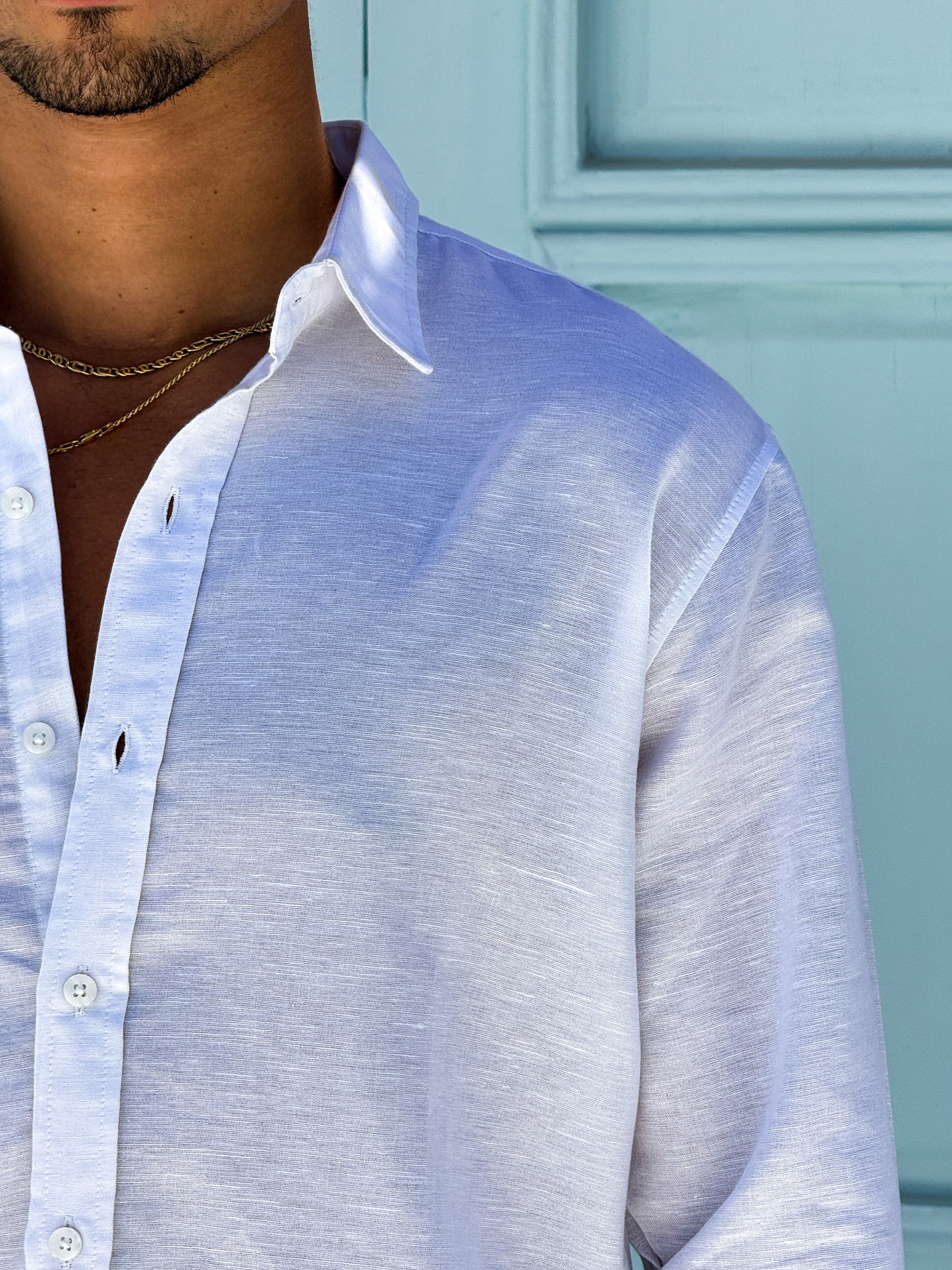 White Linen Shirt